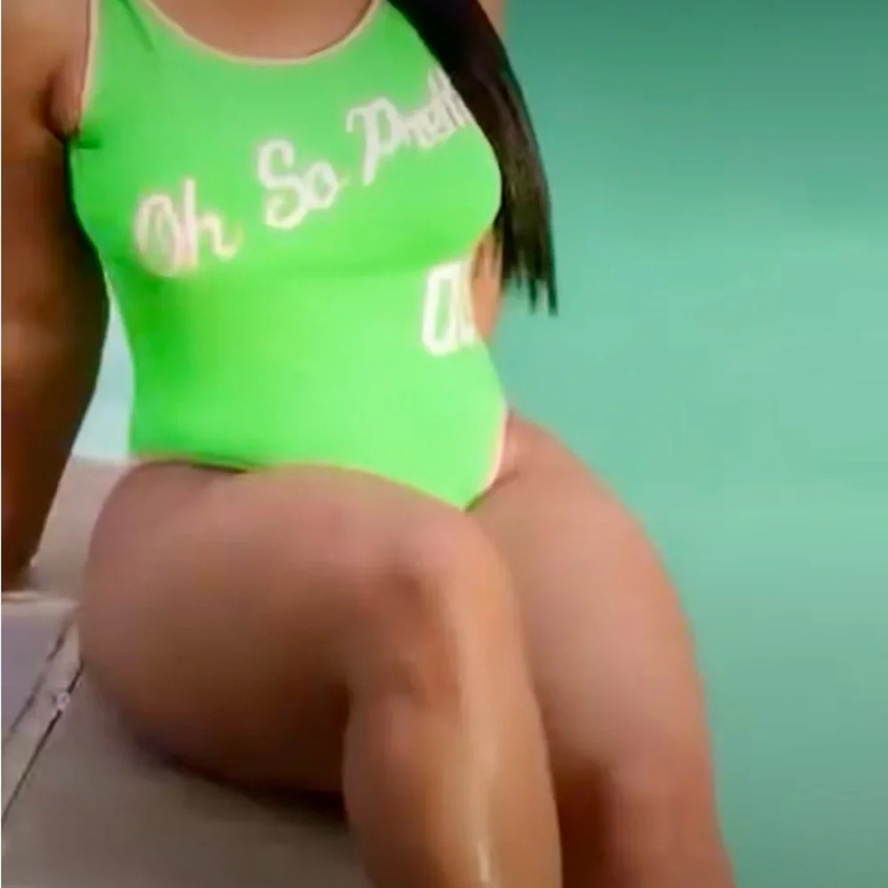 AKA Oh So Pretty PINK AND GREEN Swimsuit
Size: Large - Picture 12 of 12